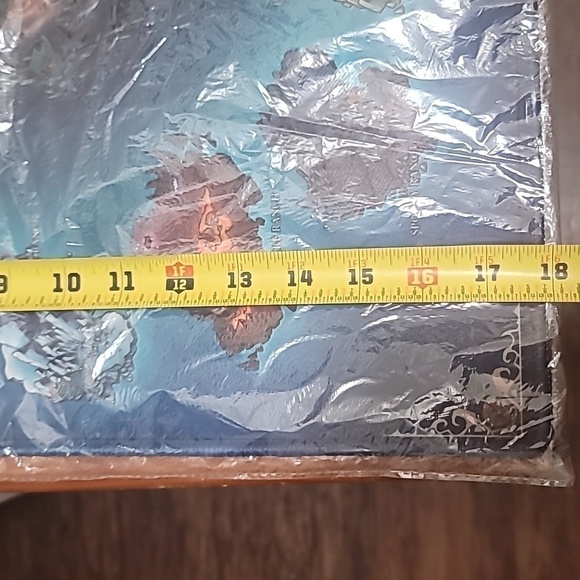 YEE-HAW GAMEVERSE BLUE GAME RANCH WORLD MAP MOUSEPAD SIZE 17 X18 - Picture 5 of 6